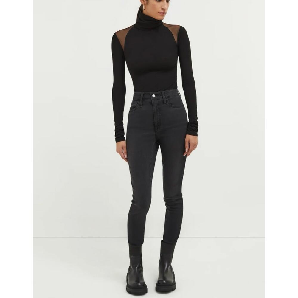 NWOT Marcella Maria Turtleneck in Black SZ M - Picture 2 of 8